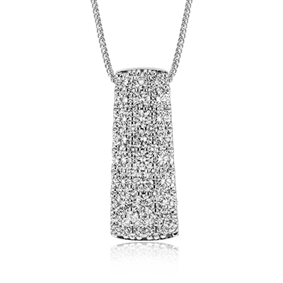 Simon - set Pendant Necklace in 18k Gold with Diamonds - Simon G. Jewelry