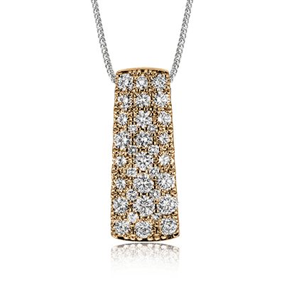 Simon - set Pendant Necklace in 18k Gold with Diamonds - Simon G. Jewelry