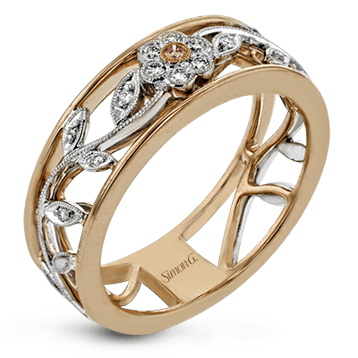 Trellis Fashion Ring in 18k Gold with Diamonds - Simon G. Jewelry