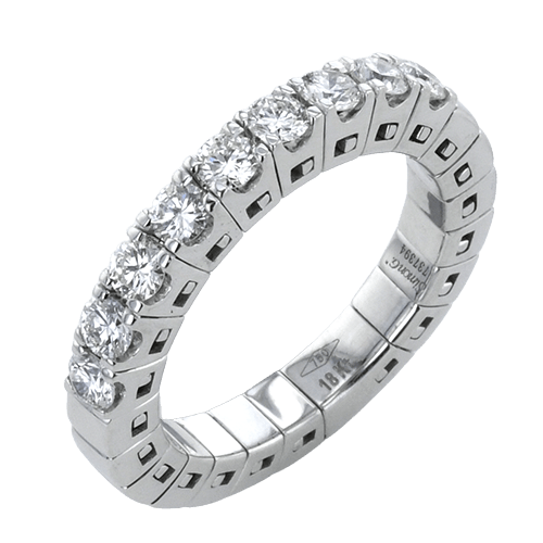 Wedding Band in 18k Gold with Diamonds - Simon G. Jewelry