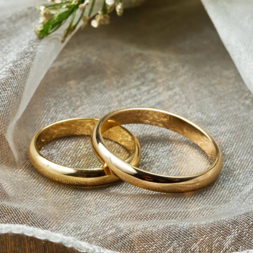 gold wedding bands