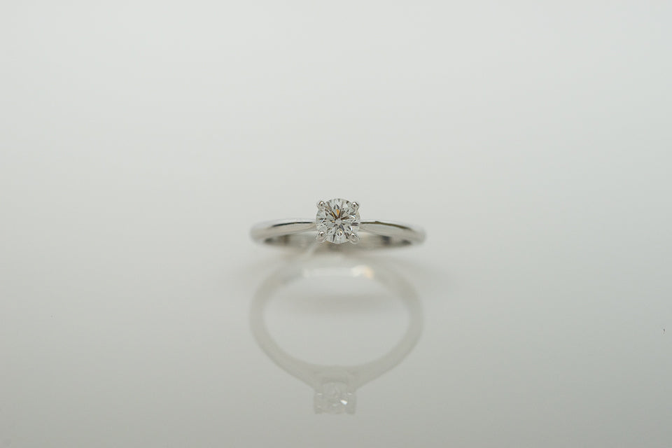 Maurer Star Diamond Engagement Ring with .50 Center Diamond