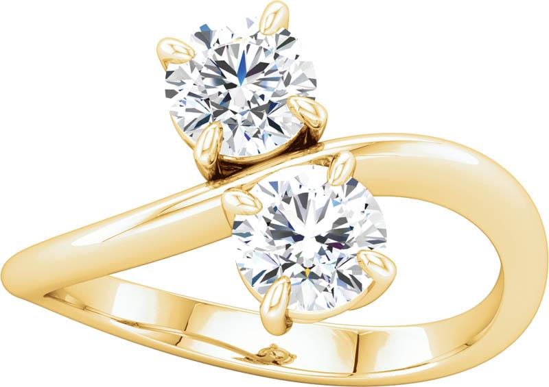 Two Stone Engagment Ring 