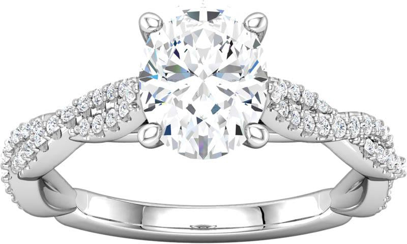 Diamond Infinity Inspired Engagement RIng