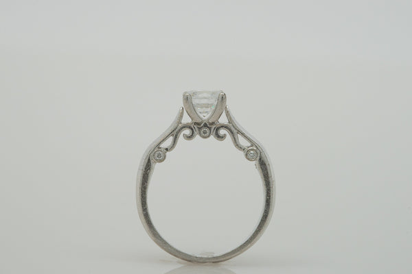18K White Gold Verragio Insignia Engagement Ring