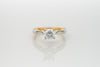 18K White and Rose Gold Verragio Engagement Ring