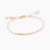 Power Gemstone Bracelet for Love, Rose Gold/Rose Quartz