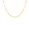 18K Fine Paperclip Link 17" Chain