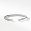 Cable Classics Petite Color Bracelet with Pearls and 14K Yellow Gold