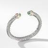 Cable Classics Collection® Bracelet with Prasiolite and 14k Gold