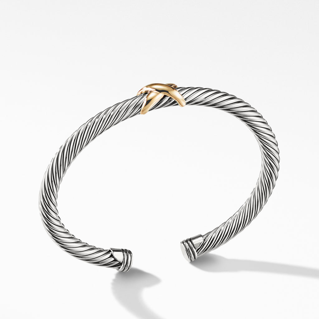 X Collection Bracelet with Gold