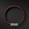 Chevron Brown Rubber Bracelet