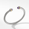 Cable Classics Color Bracelet with Amethyst and 14K Yellow Gold