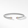 Cable Classic Bracelet with Amethyst and 18K Yellow Gold