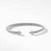 Cable Classic Bracelet with Prasiolite and Diamonds