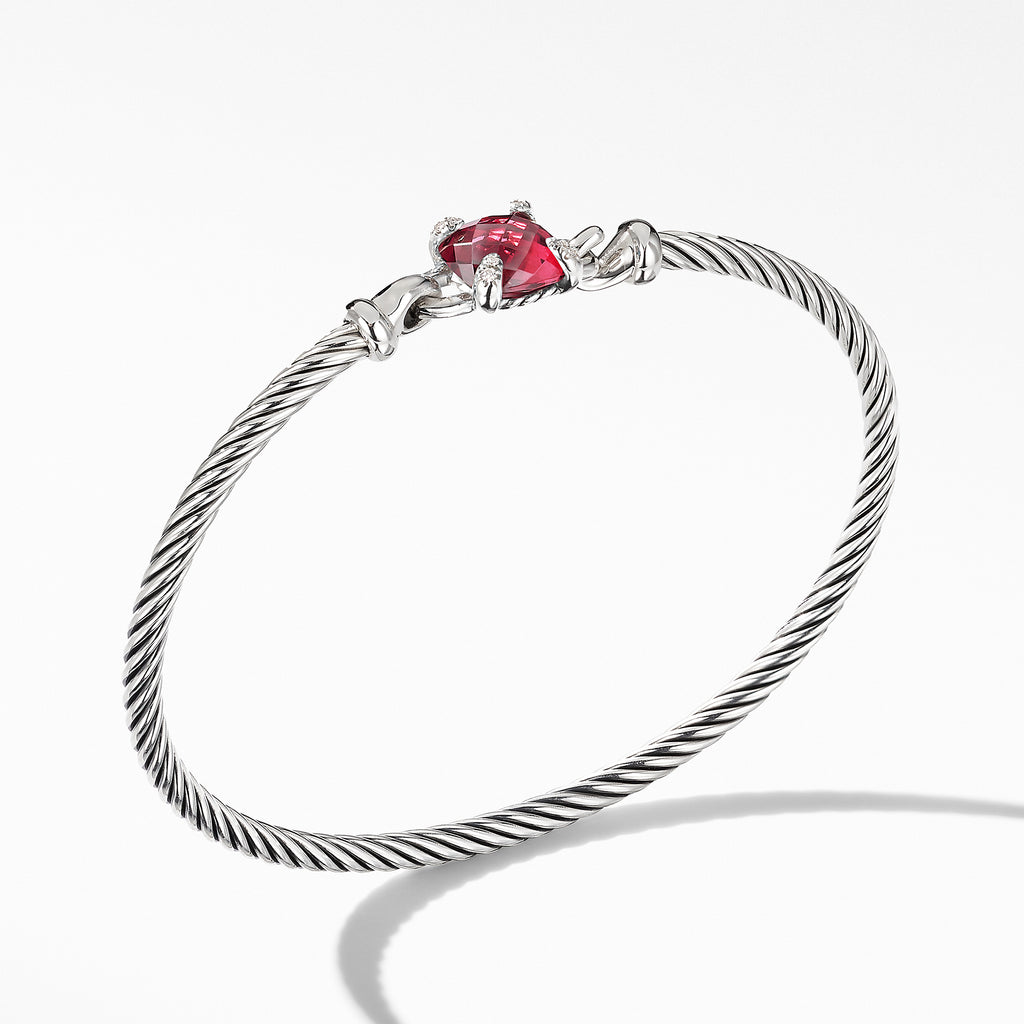 Chatelaine® Bracelet with Rhodolite Garnet and Diamonds
