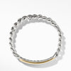 Belmont Curb Link ID Bracelet with 18K Yellow Gold