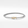 The Cable Collection® Buckle Collection Bracelet with 18K Yellow Gold and Diamonds