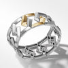 Carlyle™ Bracelet in Sterling Silver with 18K Yellow Gold