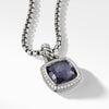 Albion® Pendant with Black Orchid and Diamonds