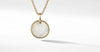 DY Elements® Disc Pendant in 18K Yellow Gold with Black Onyx and Mother of Pearl