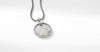 DY Elements® Disc Pendant with Mother of Pearl and Pavé Diamond Rim