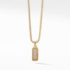 Streamline® Amulet in 18K Yellow Yellow Gold with Diamonds