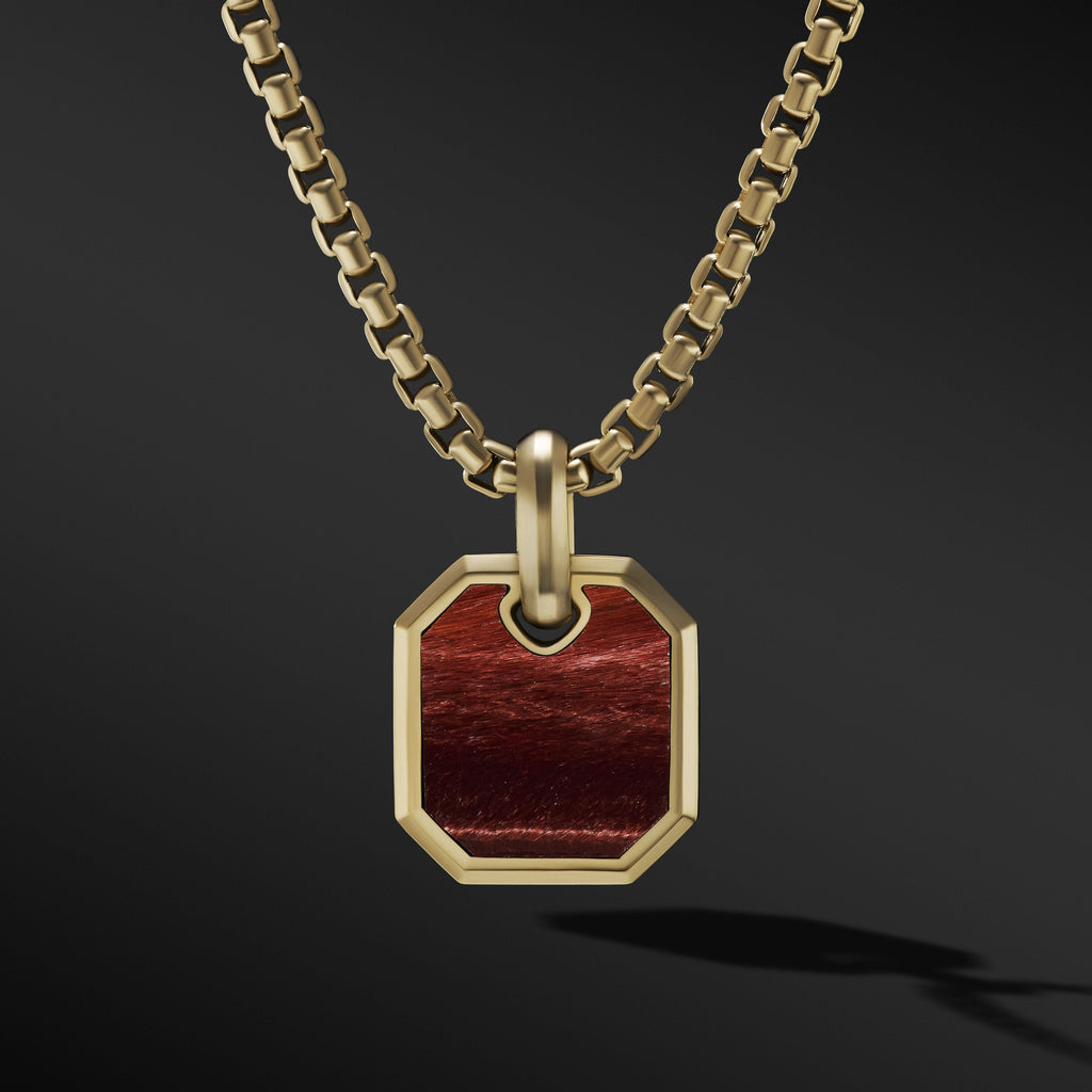 Roman Amulet in 18K Yellow Gold with Red Tiger’s Eye