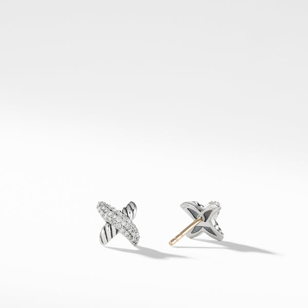 X Collection Earrings with Diamonds