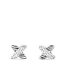 X Collection Earrings with Diamonds