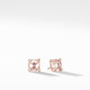 Chatelaine® Stud Earrings with Morganite and Diamonds in 18k Rose Gold