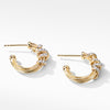 Helena Small Hoop Earring in 18K Yellow Gold with Diamonds