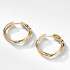 Continuance® Hoop Earrings with Diamonds in 18K Gold