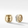 Albion® Stud Earrings with Champagne Citrine and 18K Yellow Gold