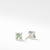 The Châtelaine® Collection Stud Earrings with Prasiolite and Diamonds