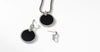 DY Elements® Drop Earrings with Black Onyx and Pavé Diamonds Convertible to Pendant