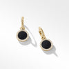 Petite DY Elements® Drop Earrings in 18K Yellow Gold with Black Onyx and Pavé Diamonds