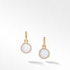Petite DY Elements® Drop Earrings in 18K Yellow Gold with Mother of Pearl and Pavé Diamonds