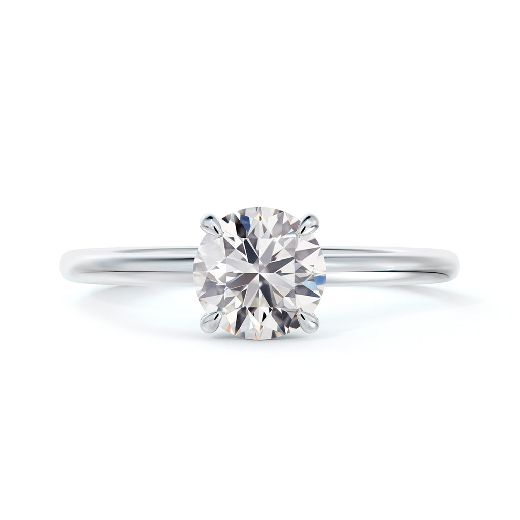 de Beers Forevermark .56ct G SI2 Round Diamond Engagement Ring