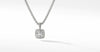 Petite Albion® Pendant Necklace with White Topaz and Diamonds