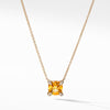 Necklace with Citrine and Diamonds in 18k Gold