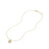 Cable Collectibles Om Necklace with Diamonds in 18K Gold