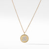 Cable Collectibles Om Necklace with Diamonds in 18K Gold
