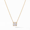 Chatelaine® Pendant Necklace in 18K Yellow Gold with Full Pavé Diamonds