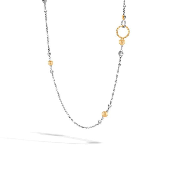 John Hardy Dot Collection Hammered Station Necklace, 36 inches