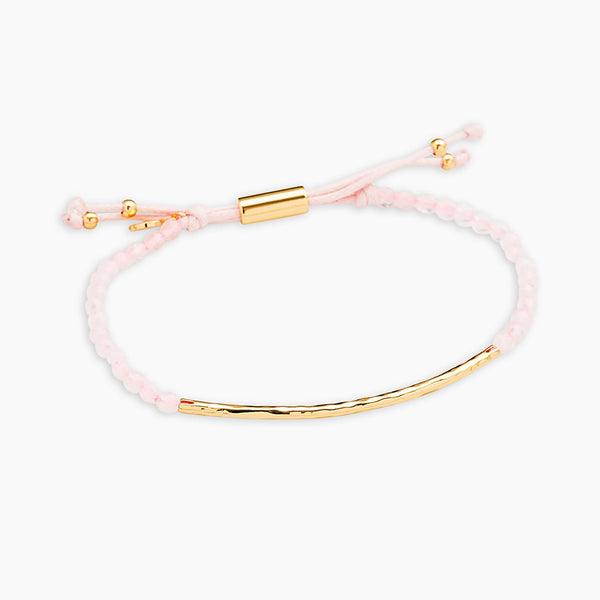 Power Gemstone Bracelet for Love with Rose Gold/Rose Quartz