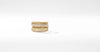 The Crossover Collection® Wide Ring with Diamonds in 18K Yellow Gold