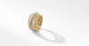The Crossover Collection® Wide Ring with Diamonds in 18K Yellow Gold