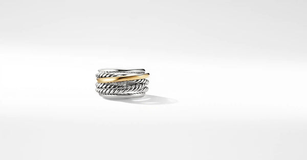The Crossover Collection® Narrow Ring with 14K Yellow Gold
