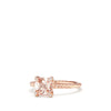Chatelaine® Ring with Morganite and Diamonds in 18K Rose Gold